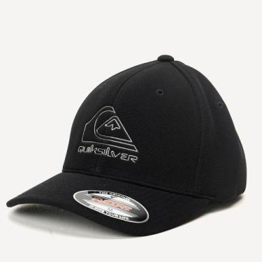 Imagem de Boné Quiksilver Aba Curva Omni Chrome Line SM26 Preto, Preto, M