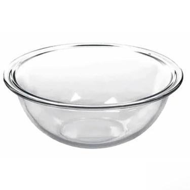 Imagem de Tigela de Vidro Grande 4 Litros Preparo Saladeira Plus,bowl
