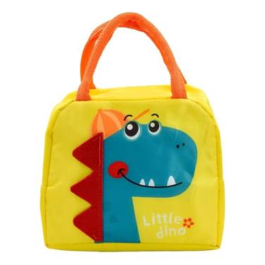 Imagem de Bolsa Térmica Infantil Lancheira, Material Oxford e Poliéster, Impermeável, com Alça de Transporte, 23 x 19 x 13 cm
