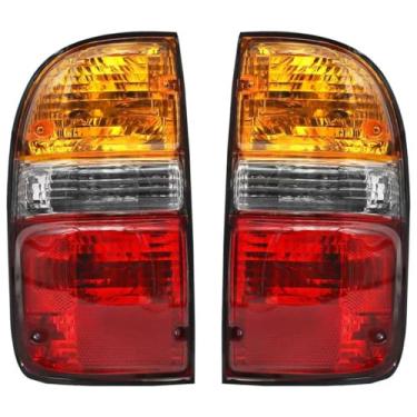 Imagem de Conjunto de luzes traseiras adequado para Toyota Tacoma 2001-2004, halogênio, par.