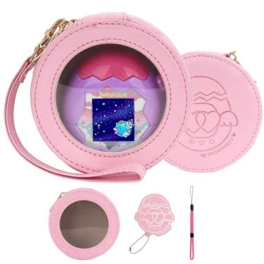 Imagem de YouKnow Travel Case for Tamagotchi Paradise Electronic Virtual Pet Game Machine with Detachable Wrist Strap (Only Case) (Glamor Pink)