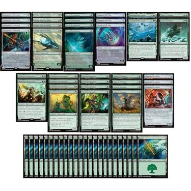 Imagem de Magic The Gathering Spacecraft Deck - Station - Mono Green - Very Powerful - Modern Legal - Custom Built - 60 Card MTG!