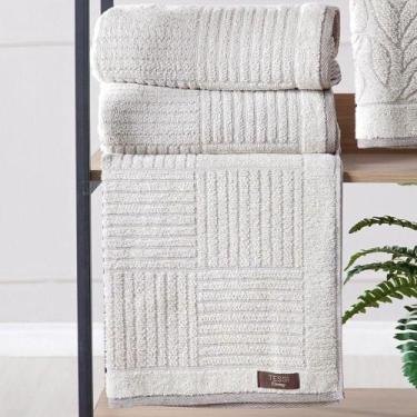 Imagem de Toalha De Rosto Essenza 100% Algodão 450g-m² 50x75cm Tessi Natural Lin