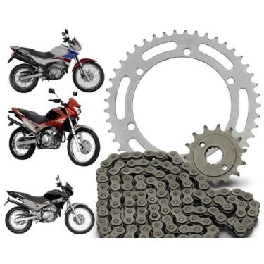 Imagem de Kit Relação Transmissão Tração Honda Nx Falcon400 Todos Anos - CACHORR
