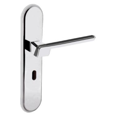 Imagem de Fechadura Interna Espelho S40mm Cromado Vega Aliança - Aliança Metalúr