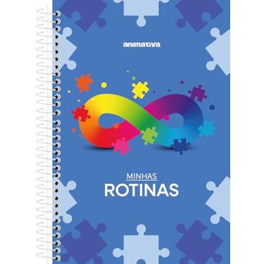 Imagem de Caderno Espiral Minhas Rotinas 176 folhas ANIMAMENTE - Planner e Caderno para Pessoas Neurodivergentes, Foco e Produtividade