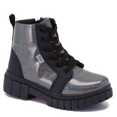 Imagem de Bota Coturno Infantil Klin Rock 154 Preto/Multicolorido-Feminino