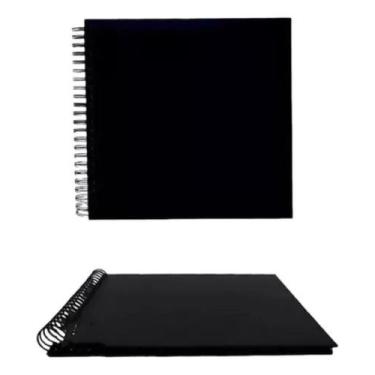 Imagem de Álbum Scrapbook Livro De s Liso 20X20Cm 60 Paginas - Best