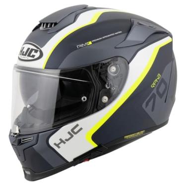 Imagem de Kit Capacete Hjc Rpha 70 Kroon Preto Branco Verde Com Luvas New Strike V2 Tamanhos Xxxxxl A 5Xl