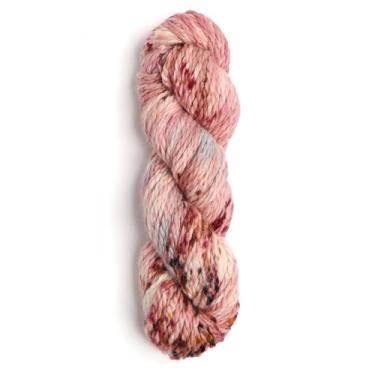 Imagem de 100% lã de alpaca para bebê, 100 g, peso volumoso, tingido à mão, feito no Peru - Celestial macio e perfeito para tricô e crochê (rosa dos Andes, volumoso tingido à mão - 100 g de lenço)