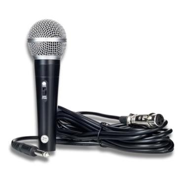 Imagem de Microfone Profissional Dinâmico com Imã Neodímio, Padrão Cardióide, Cabo 3m XLR/P10, Ideal para Voz, Canto, Palestras, Igrejas e Shows