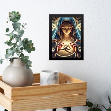 Imagem de Quadro Arte Nossa Senhora Desatadora Dos Nós 33X24Cm - Vidro