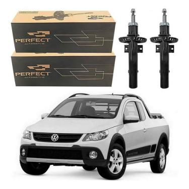 Imagem de Par Amortecedor Dianteiro Saveiro Cross 1.6 2009 A 2013 - Perfect