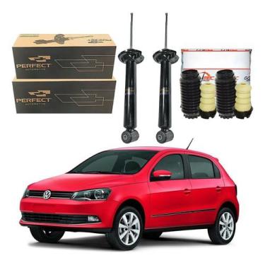 Imagem de Kit Amortecedor Traseiro Gol G6 1.0 1.6 2013 A 2015 - Perfect