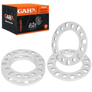 Imagem de GAHA Espaçadores de roda forjados 8 x 165,1 mm 8 x 6,5 furo de cubo de 126 mm compatível com Ford F-250 Super Duty F-350 Dodge Ram 2500 3500 Chevrolet Silverado 1500 Suburban GMC Sierra com