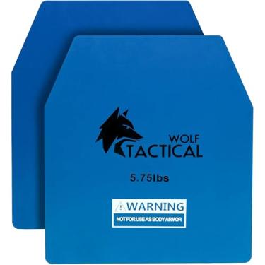 Imagem de WOLF TACTICAL Placas de colete de peso - pares de 5,75/8,75/14,5/9 kg - WODs, treinamento de força, corrida, exercícios pesados