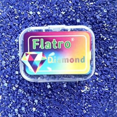 Imagem de Contas de arte de diamante, brocas de resina de fundo plano quadrado para acessórios de pintura de diamantes, pedras de substituição para artesanato de pintura de diamante com pontos DIY 5D, 4000