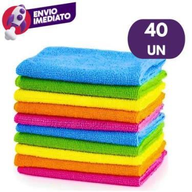 Imagem de Pano Chão Microfibra Multiuso Limpeza Geral Grande 50x70 Magico Alta A