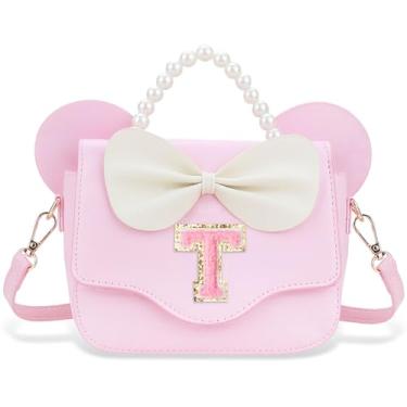 Imagem de Luchike Presentes de aniversário para meninas – Bolsa tiracolo infantil para princesas, presentes de Natal, Rosa - P
