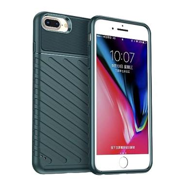 Imagem de IDEWEI Capa para iPhone 7 Plus.Fibra de carbono refinada, anti-queda, anti-impressões digitais, proteção integral. A capa do telemóvel é compatível com iPhone 7 Plus