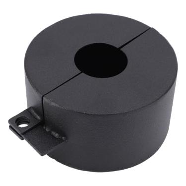 Imagem de Tampa de trava de maçaneta de porta, capa de trava de segurança de aço inoxidável, dispositivo de bloqueio para maçanetas redondas com design elegante, fácil instalação, uso versátil