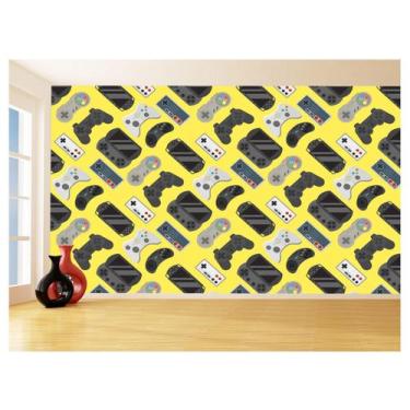 Imagem de Papel De Parede 3D Infantil Controle Game Jogo 3,5M Azs278 - Você Deco