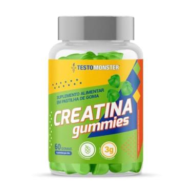 Imagem de CREATINA EM GOMA SABOR UVA VERDE 60 GOMAS - TESTO MONSTER