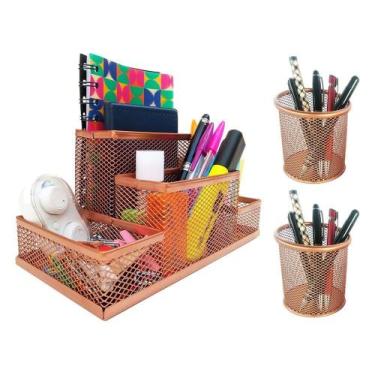 Imagem de Kit Organizador E Porta Caneta - Markys Store