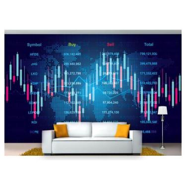Imagem de Papel De Parede Tecnologia Finanças Computação 7,50M² Tec17 - Você Dec