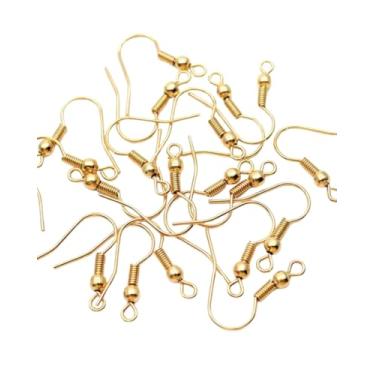 Imagem de Base Anzol Para Fazer Brincos Dourado e Prateado 100un