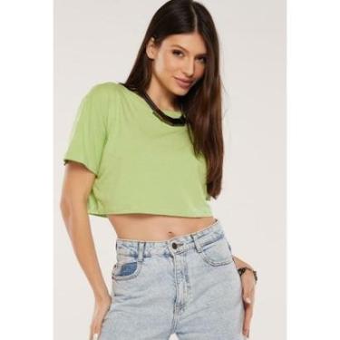 Imagem de Cropped Soltinho Larguinho Básico Viscolycra-Feminino