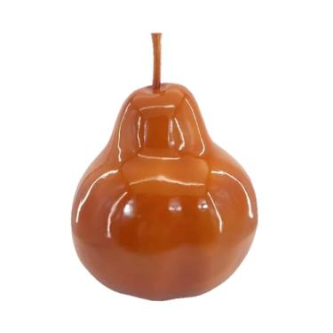 Imagem de Kuntesetty Escultura de Pera Abraçada, Coleção de Estátuas de Frutas, Estatueta Decorativa Simples em Resina, Ornamento de Mesa para Sala de Estar Ou Lareira