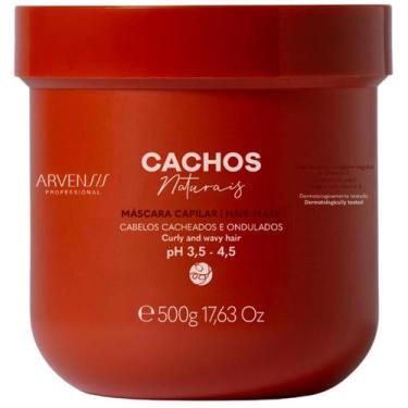 Imagem de Mascara Capilar Cachos Naturais Arvensis 2x1 Hidratação Finalização De