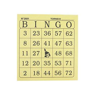 Imagem de Bloco Para Bingo Jornal 120X108Mm 100 Folhas Pacote Com 15-406