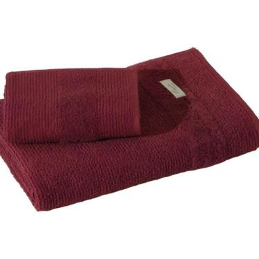 Imagem de Jogo De Toalhas 2 Pçs Banhão E Rosto 100% Algodão M. Tereza - Fabi Enx