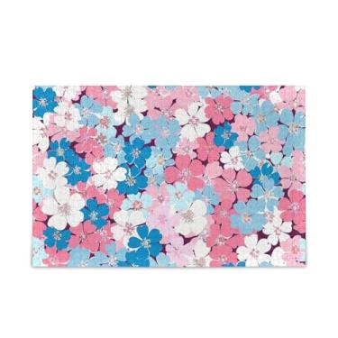 Imagem de WELLDAY Quebra-cabeça flores pastel 500 peças grande jogo de arte para adultos adolescentes