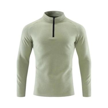 Imagem de Camiseta De Corrida Masculina Preta Com Mangas Longas E Reflexiva, Rou