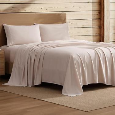 Imagem de Coleman Conjunto de lençóis de solteiro – Roupa de cama durável com coração ao ar livre, elegante e confiável para quarto ou cabine – cor sólida premium, construído para conforto, estilo e uso