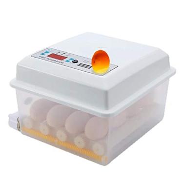 Imagem de LMJYU Incubadora automática digital de ovos com 16 ovos mini com controle de temperatura para galinhas, patos e pássaros de ganso