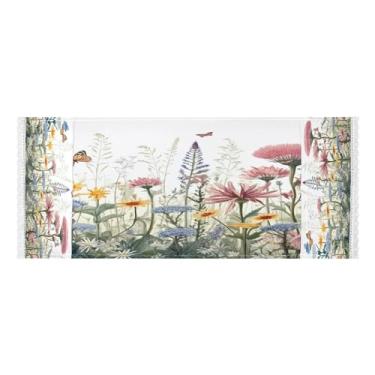 Imagem de Wassud Capas de lavadora e secadora de arbustos de cores vivas, protetor de lavadora com sacos de armazenamento, capa de geladeira à prova de poeira com bolsos para lavanderia doméstica, cozinha, 120