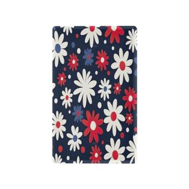 Imagem de Wassud Placa de cobertura de interruptor de luz de margaridas coloridas, 1 capa de tomada em branco placa de parede decorativa decoração de casa sala de estar quarto