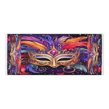 Imagem de Wassud Capas de lavadora e secadora de máscaras venezianas coloridas, protetor de lavadora com sacos de armazenamento, capa de geladeira à prova de poeira com bolsos para lavanderia doméstica, cozinha