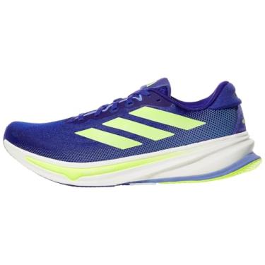 Imagem de adidas Tênis de corrida masculino Supernova Rise 2, Azul lúcido, amarelo, azul, 46