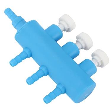 Imagem de aqxreight Válvula de Ar de Aquário Ajustável, Tanque de Peixes de Plástico, Divisor de Fluxo de Ar de Oxigênio para Equipamento de Dióxido de Carbono 1 a 6 Com Peixe Resistente a Válvula e Oxigênio