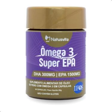 Imagem de Ômega 3 SUPER EPA 1.500mg. Selo IFOS. 60 cápsulas