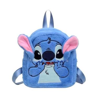 Imagem de Mochila De Pelúcia Unissex Disney Stitch Para Crianças, Presente Fofo 