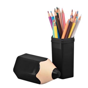 Imagem de GENÉRICO, Estojo Organizador Multiuso Porta Lápis e Caneta Plasutil COR ESTOJO:Preto