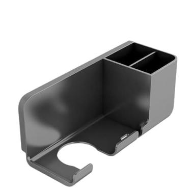 Imagem de ASEANAO Prateleira para Secador de Banheiro Berço Prateleiras de Parede Suporte Secador de Cabelo Secador de Cabelo Caixa Organizador de Chuveiro Suporte de Ventilador de Banheiro Material de Banheiro