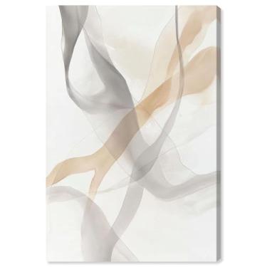 Imagem de Flowing Nexus I Impressão em tela Boho Gold Wall Art por Art Remedy, Gallery Wrapped, 40 x 61 cm