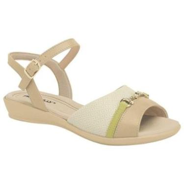Imagem de Sandália Feminina Camila Brule Off White Piccadilly 500406-10-Feminino